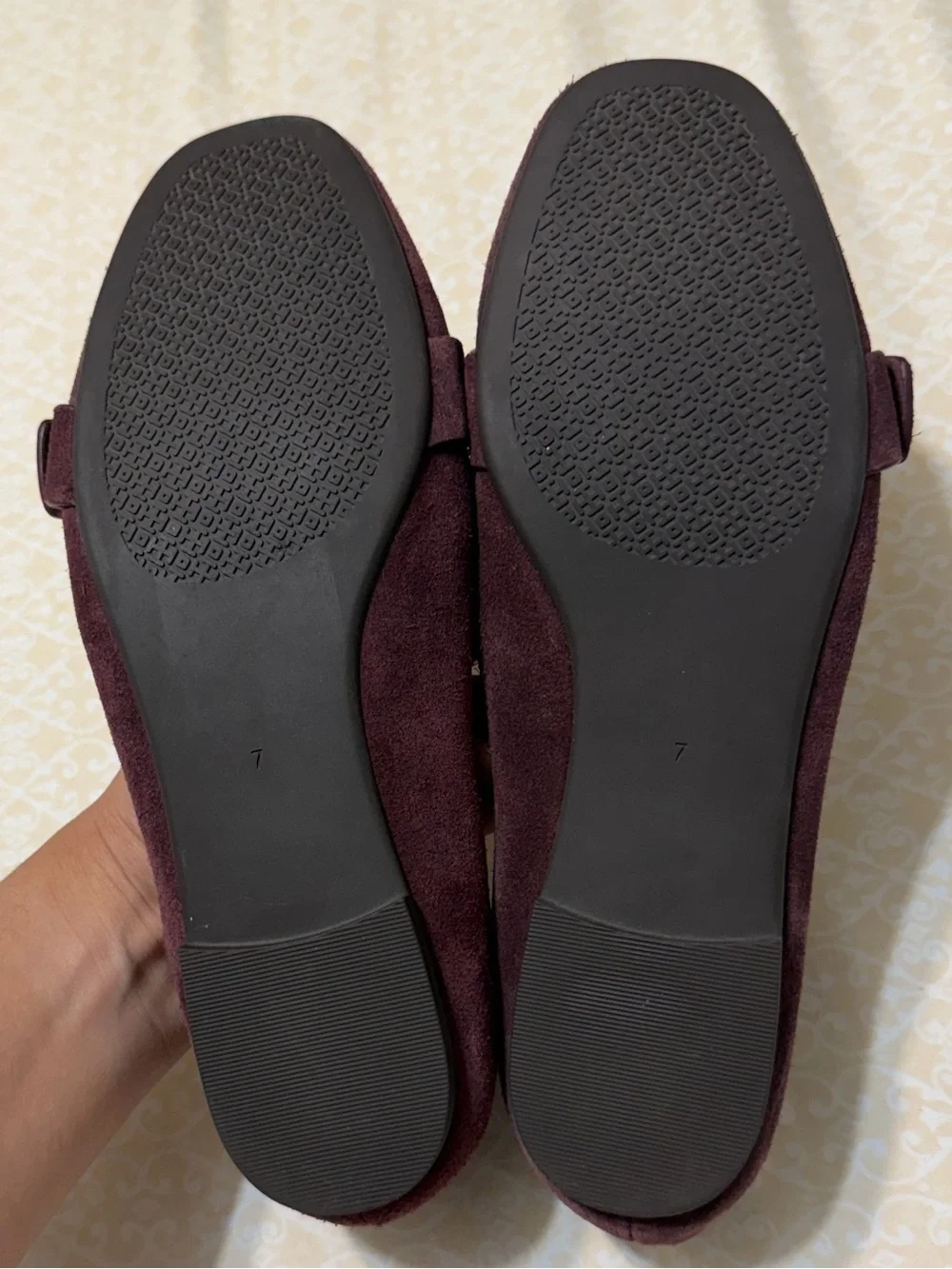 Tory Burch Malbec Marsden Smoking Slipper Sport Suede Flats Size 7